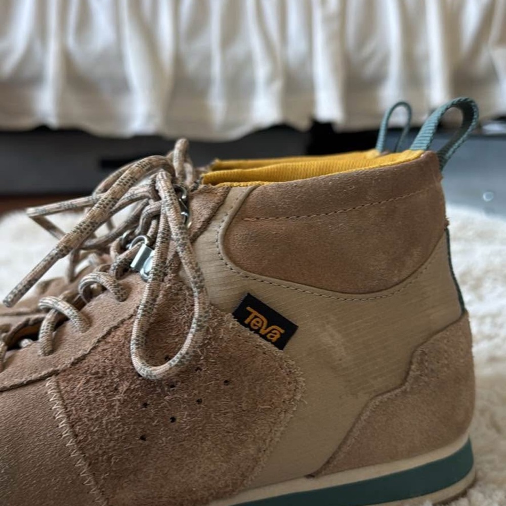 Teva Brown and Tan Suede Boots